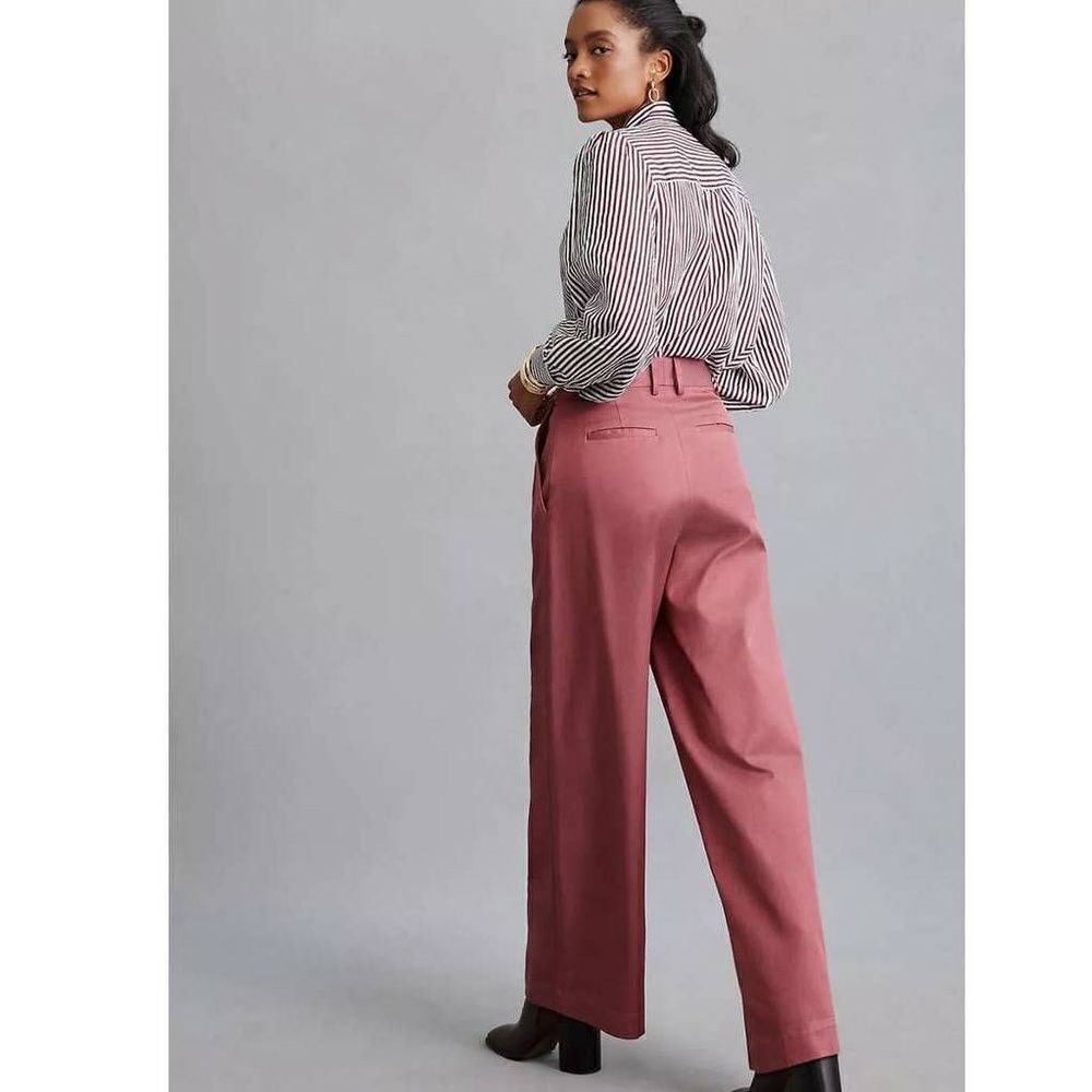 Anthropologie Magali Pascal Audra Pant in Rose size XS / 4 US - Picture 3 of 11